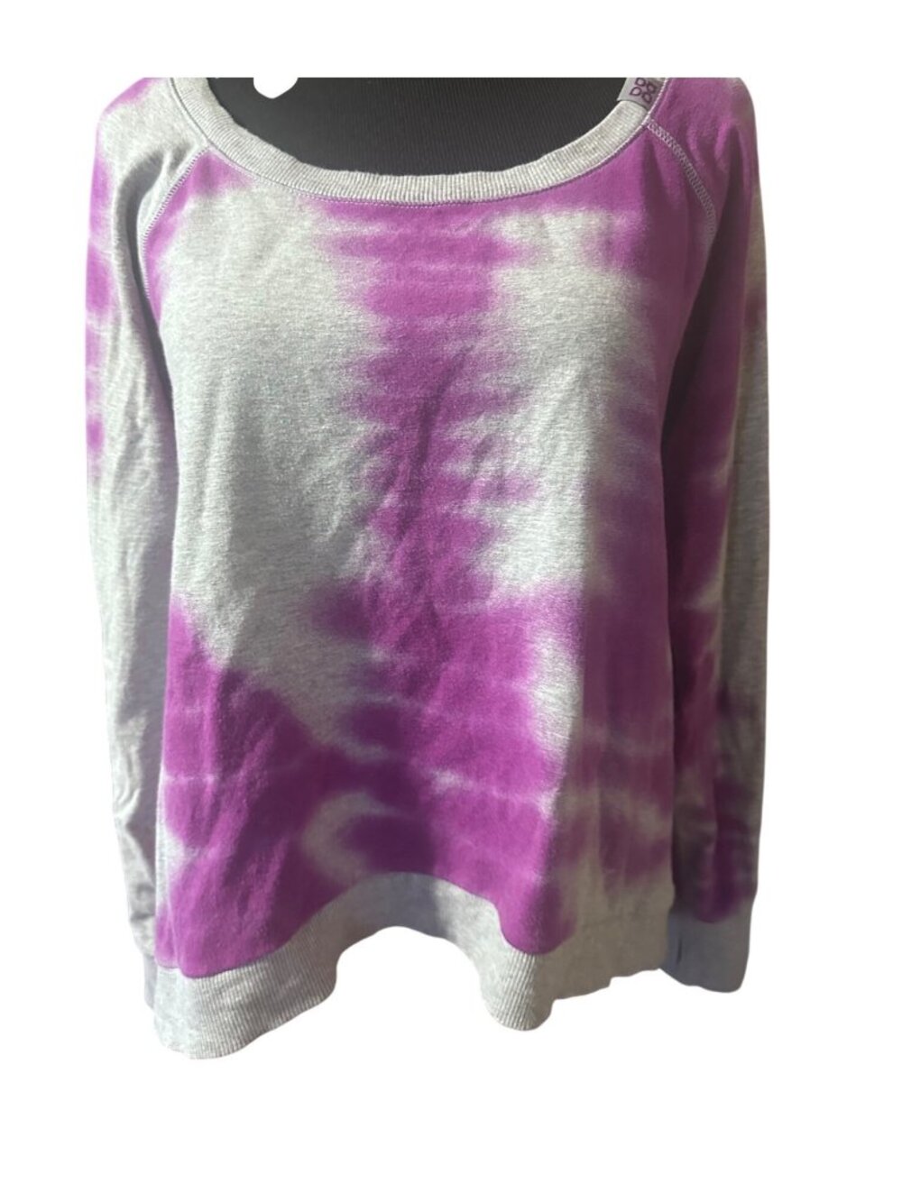 Actra gray and purple tiedye sweatshirt size L